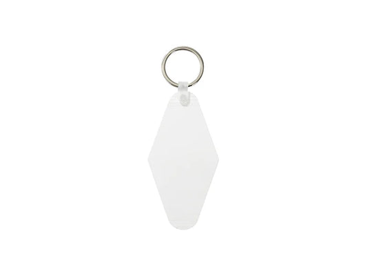 Sublimation Blanks FRP Motel Key Ring (Diamond,  4.5*9cm /1.77inchx3.54inch)