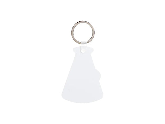 Sublimation Blanks Plastic Keyring (Bell, 5*6.8cm)