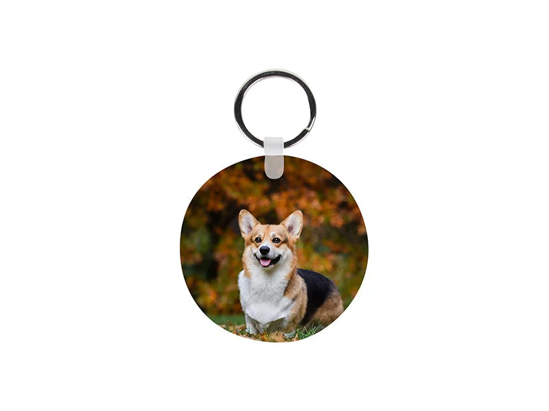 Sublimation Plastic Keyring (Round, φ6.3cm)