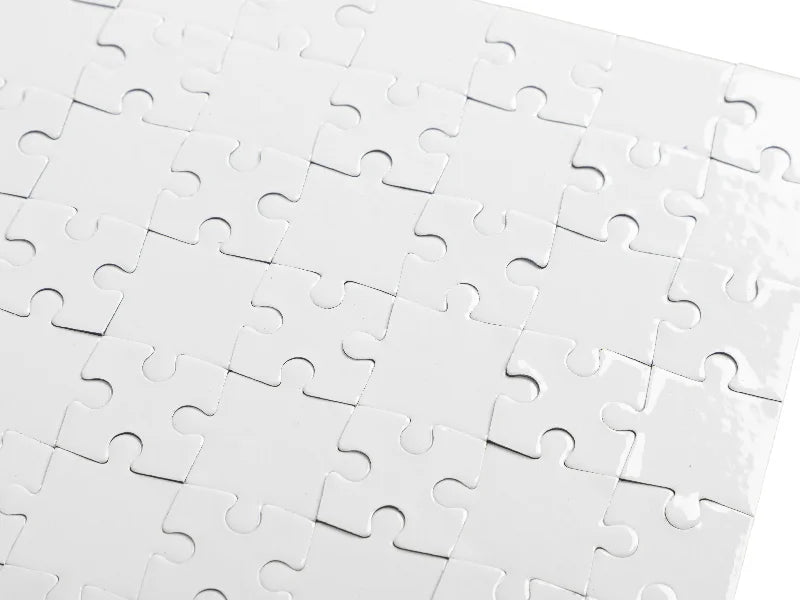 Sublimation Cardboard Puzzle w/ Blue Base Board(8inchx10inch, 99 Pieces)