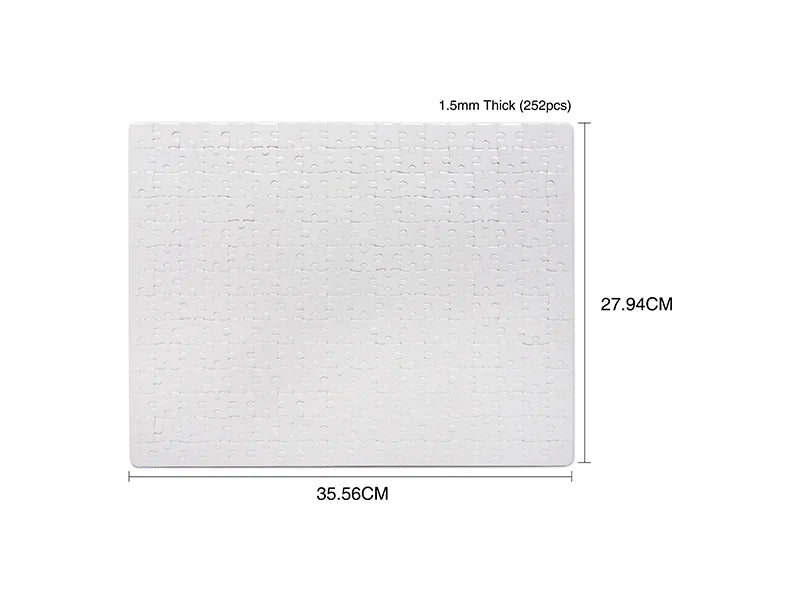 Sublimation Puzzle (11 x 14 inch, Glossy, 252pcs)