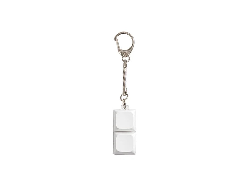 Sublimation Keyboard Fidget Keychain(Double-Key, LED)