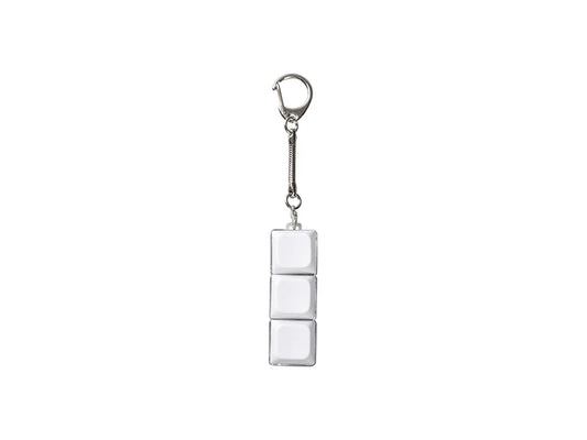 Sublimation Keyboard Fidget Keychain(Triple-Key)