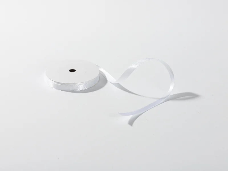 Craft Sublimation Ribbon Roll (White, 9mm*12.2m / 0.35inx40ft)