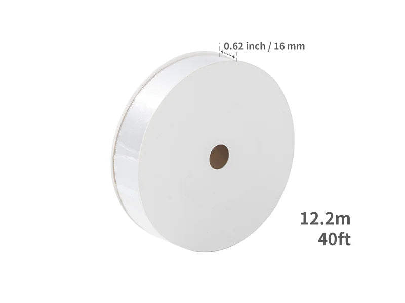 Craft Sublimation Ribbon Roll (White, 16mm*12.2m / 0.62 inx40ft)
