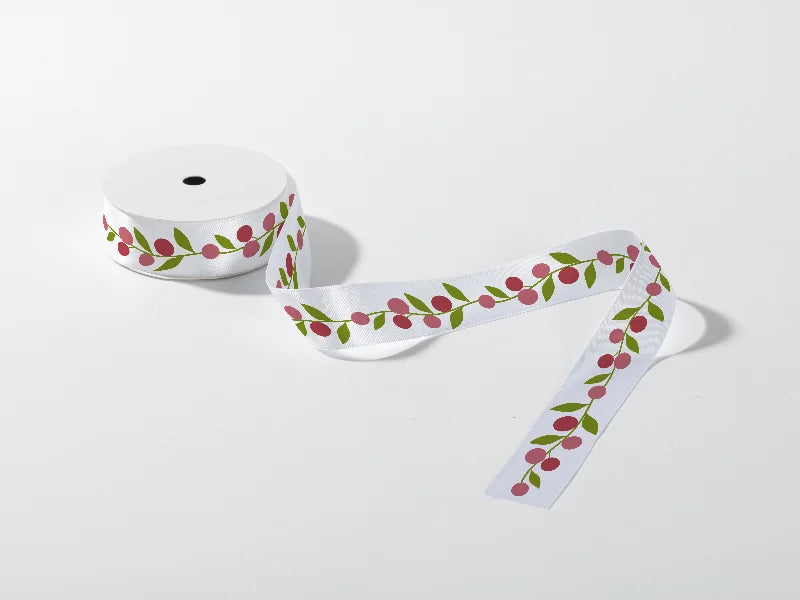 Craft Sublimation Ribbon Roll (White, 25mm*12.2m / 0.98 inx40ft)