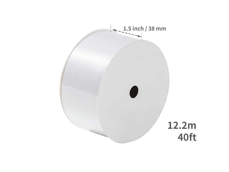 Craft Sublimation Ribbon Roll (White, 38mm*12.2m / 1.5 inx40ft)