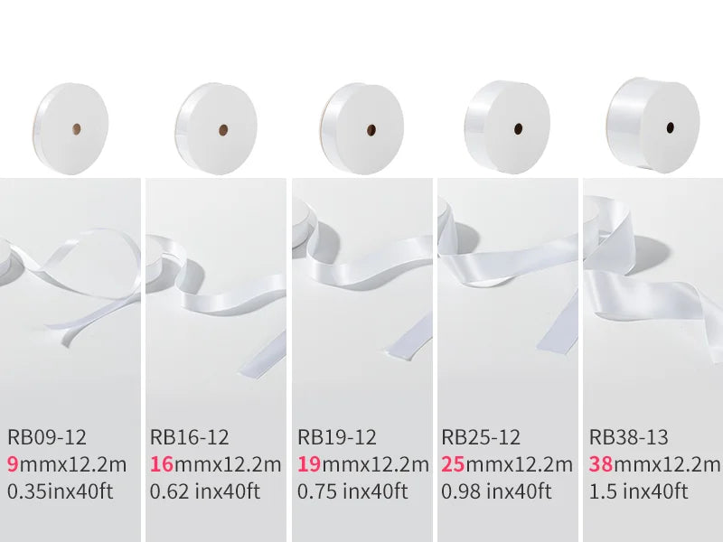 Craft Sublimation Ribbon Roll (White, 25mm*12.2m / 0.98 inx40ft)