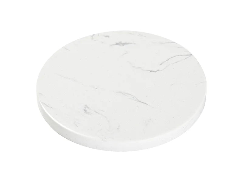 Sublimation Round Marble Texture Coaster w/ Cork (φ10cm/ 3.94inch)