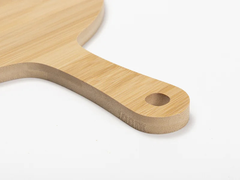 Sublimation Blank Round Bamboo Cutting Board with Handle