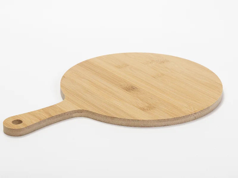 Sublimation Blank Round Bamboo Cutting Board with Handle