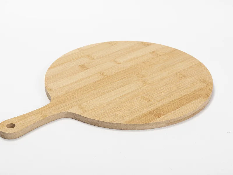 Sublimation Blank Round Bamboo Cutting Board with Handle