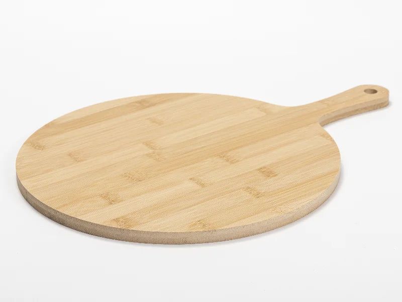 Sublimation Blank Round Bamboo Cutting Board with Handle
