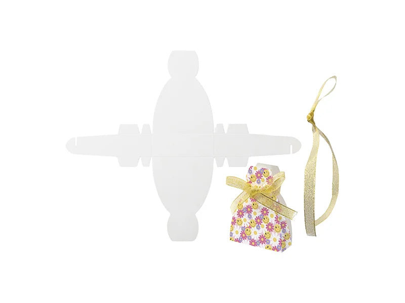 Sublimation Blanks White Box for Gift with Ribbon(11*8*3cm)