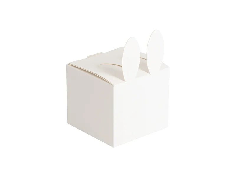 Sublimation Blanks Easter Bunny Ears Candy Box (9*9*13.6cm)