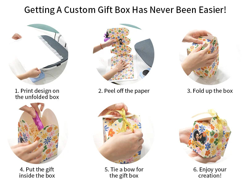 Sublimation Blanks White Box for 11oz Mug with Ribbon(14*8.5*19.5cm)