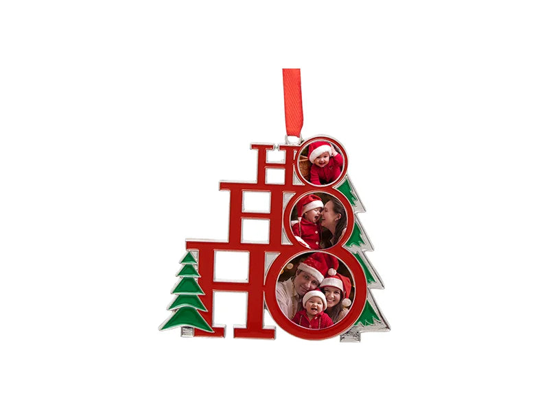 3inch Sublimation Metal Christmas Tree Ornament