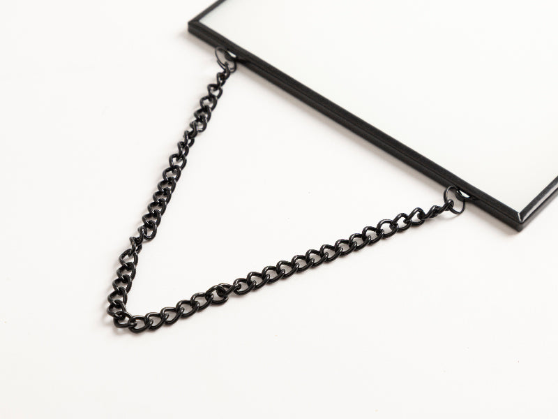 Sublimation Glass Hanging Frame w/ Chain (Square, 12*12cm/5in.x5in.)