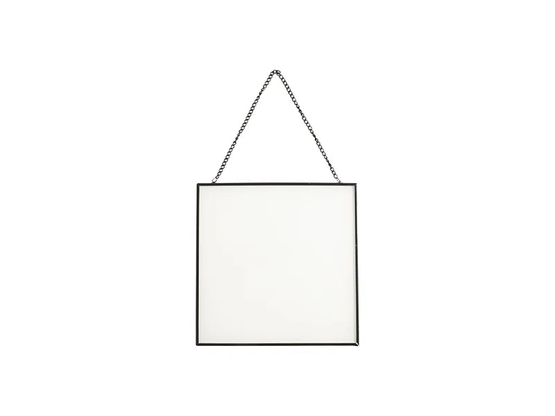 Sublimation Glass Hanging Frame w/ Chain (Square, 20*20cm/8in.x8in.)