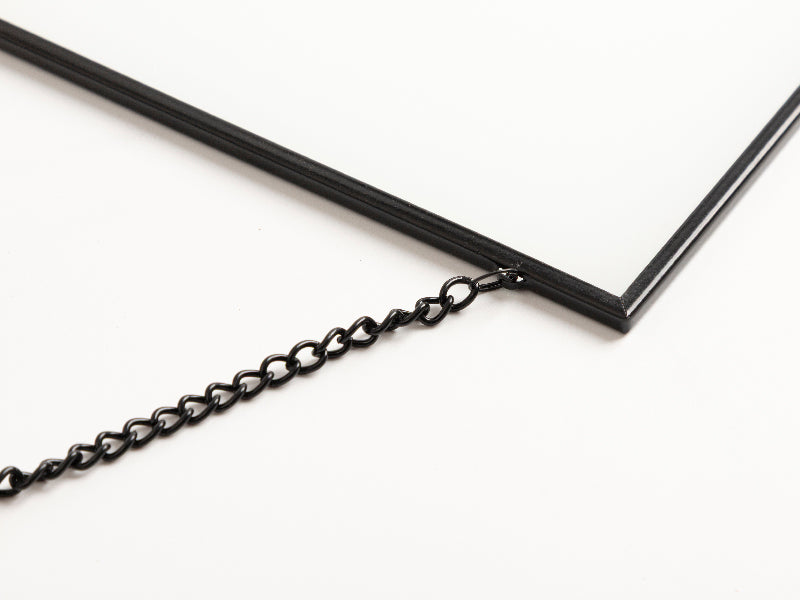 Sublimation Glass Hanging Frame w/ Chain (Square, 20*20cm/8in.x8in.)