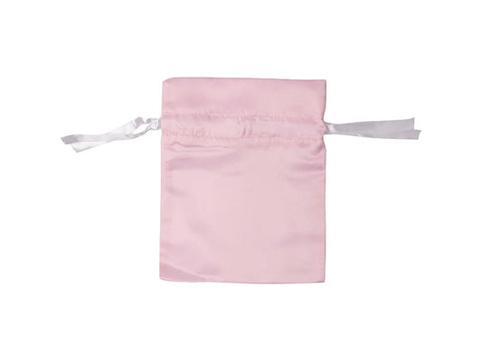 Sublimation Pink Satin Drawstring Bag(15*19cm)