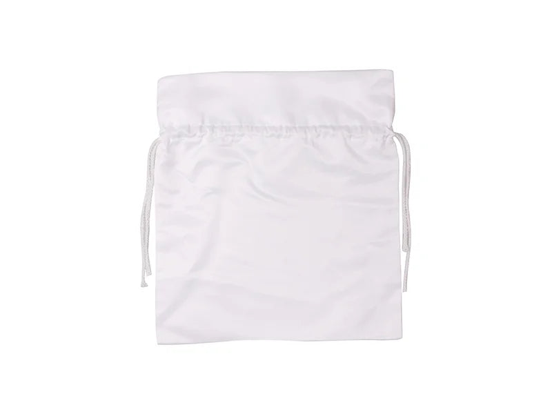 Sublimation White Satin Drawstring Bag(35*38cm)