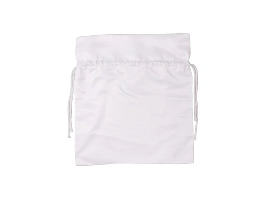 Sublimation White Satin Drawstring Bag(35*38cm)