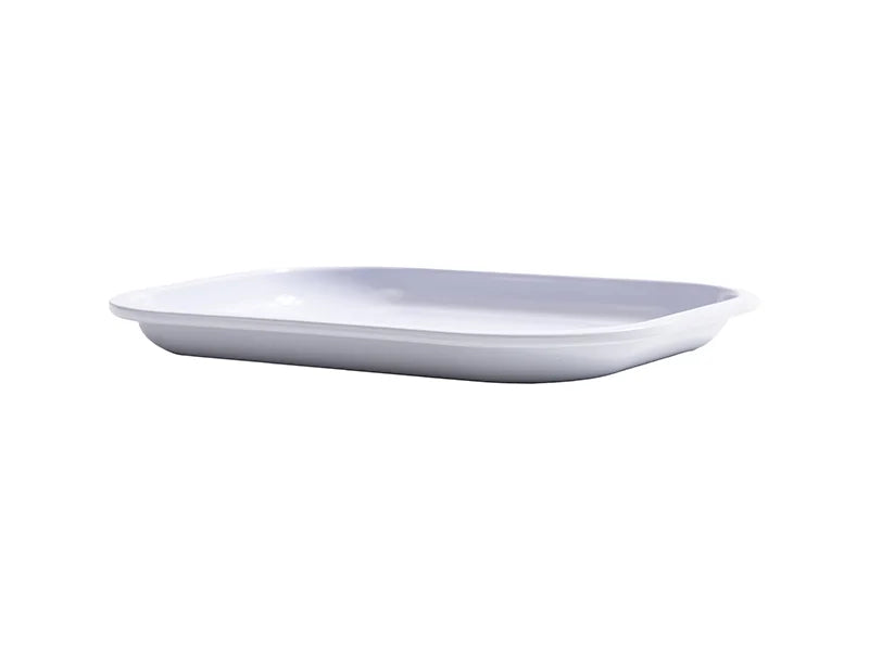 Sublimation Blanks Metal Tray Plate(White)