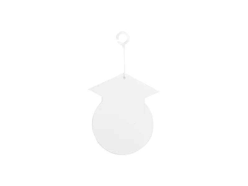 Sublimation PET Ornament (Graduation Cap Shape, 7.6*8.9cm)