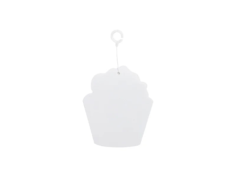 Sublimation PET Ornament (Cup Cake Shape, 7.6*8.9cm)