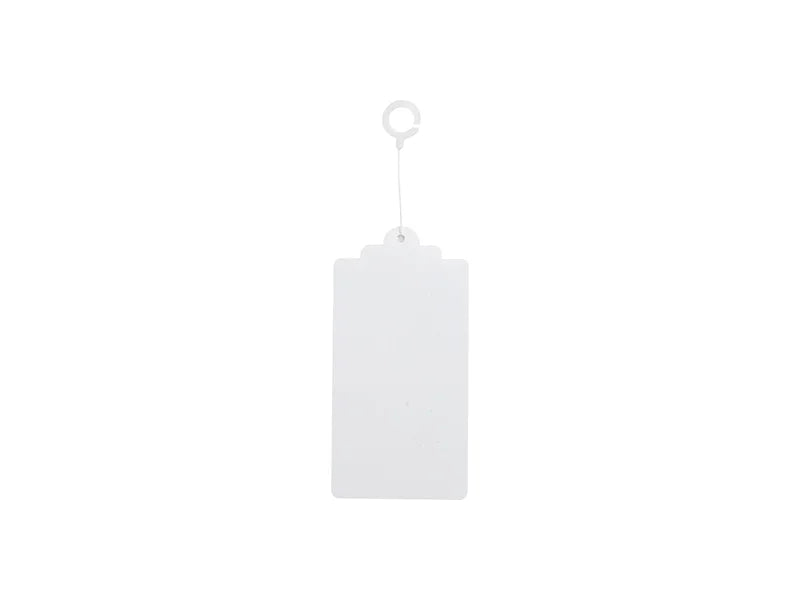 Sublimation PET Ornament (Wishing Card Shape, 5*10cm)