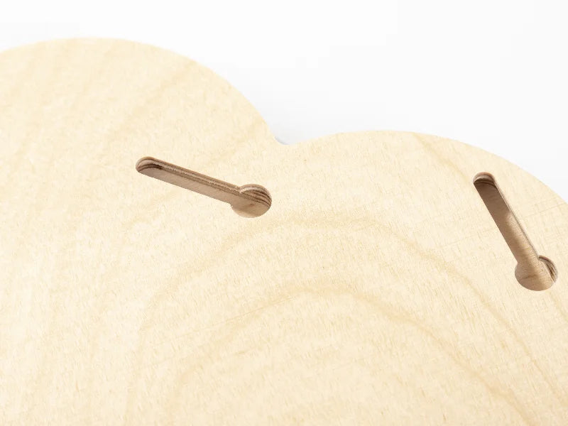 Sublimation Blanks Plywood Heart-shaped Photo Frame(15.2*15.2*1.5cm)