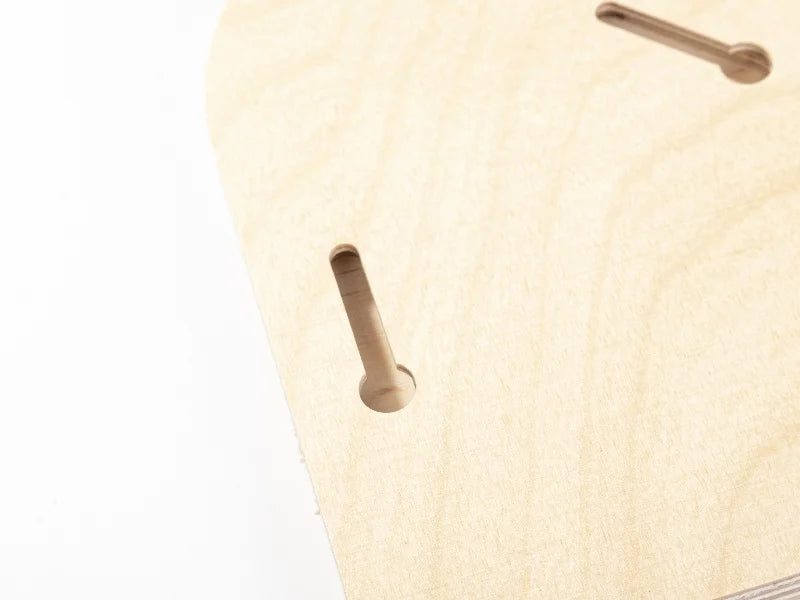 Sublimation Blanks Plywood Heart-shaped Photo Frame(15.2*15.2*1.5cm)