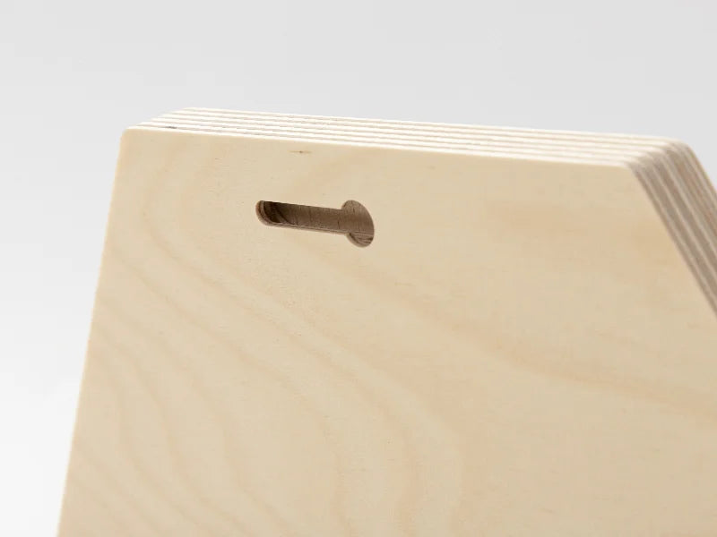 Sublimation Blanks Plywood Hexagonal Photo Frame(22.8*25.4*1.5cm)