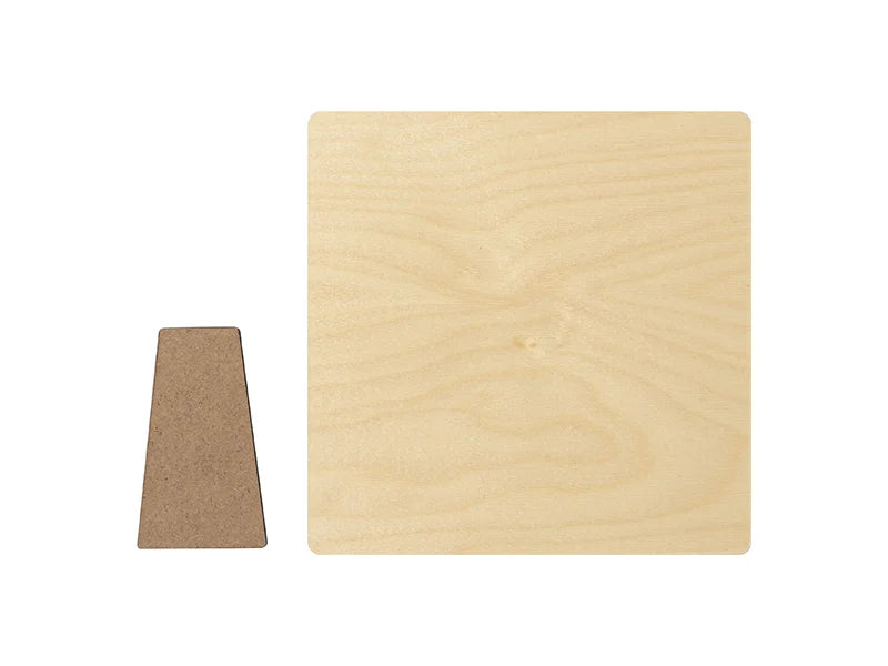 Sublimation Blanks Plywood Square Photo Frame(15.2*15.2*1.5cm)
