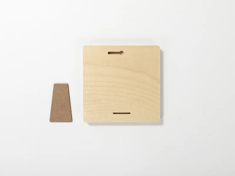 Sublimation Blanks Plywood Square Photo Frame(15.2*15.2*1.5cm)