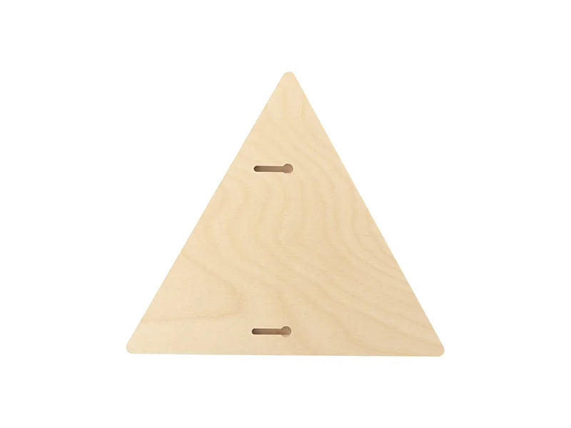Sublimation Blanks Plywood Triangle Photo Frame (22.8*25.4*1.5cm)