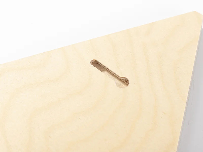 Sublimation Blanks Plywood Triangle Photo Frame (22.8*25.4*1.5cm)