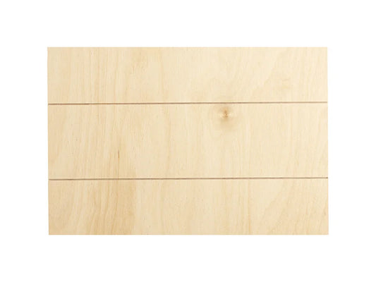 Sublimation Rectangular Plywood Sign w/ Stripes (25*20*1.5cm)