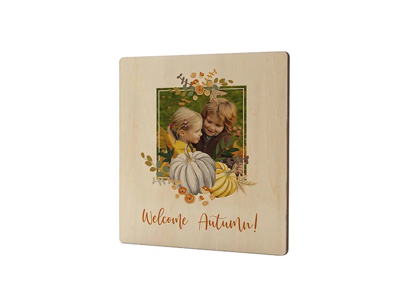 Sublimation Blanks Plywood Sample 2PK (20*20*0.5cm, 7.87inch*7.87inch*0.2inch)