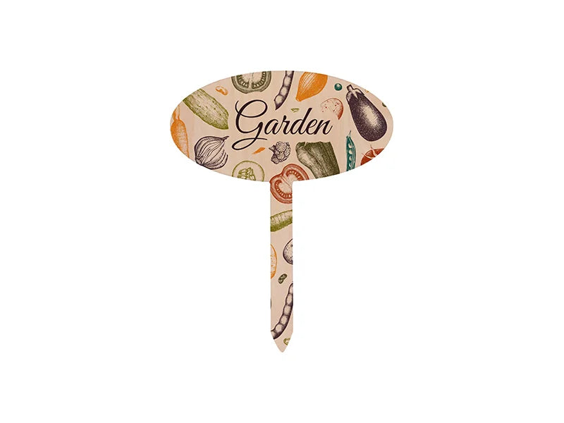 Sublimation Plywood Garden Stake (Oval, 20*25cm)
