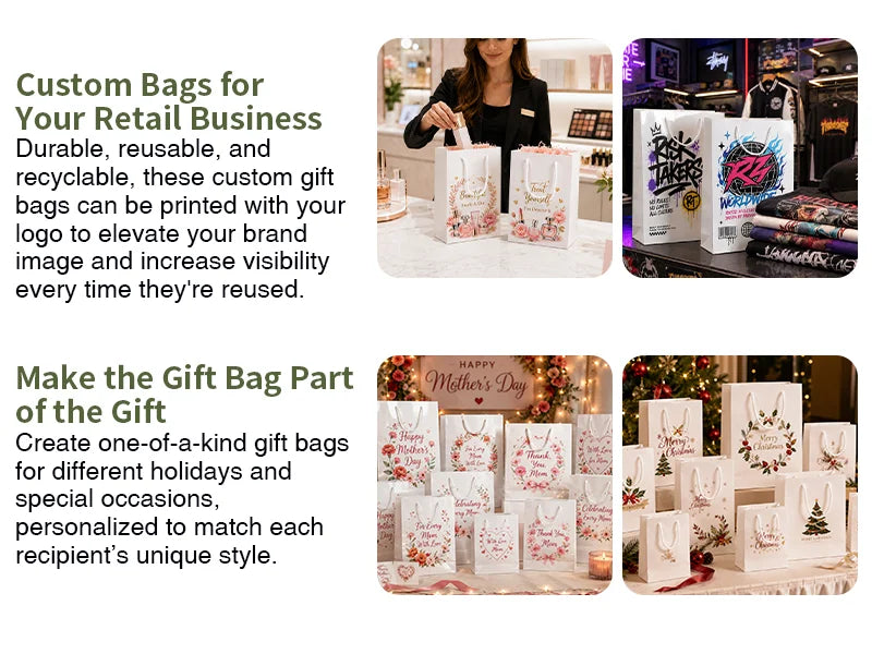 Sublimation Paper Gift Bag(26*31*10cm)
