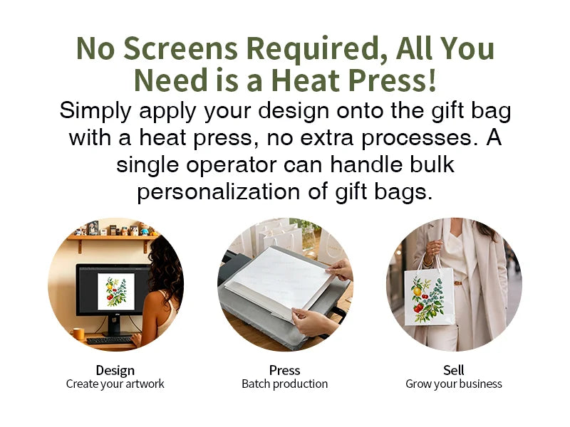 Sublimation Paper Gift Bag (31*46*10cm, A3)