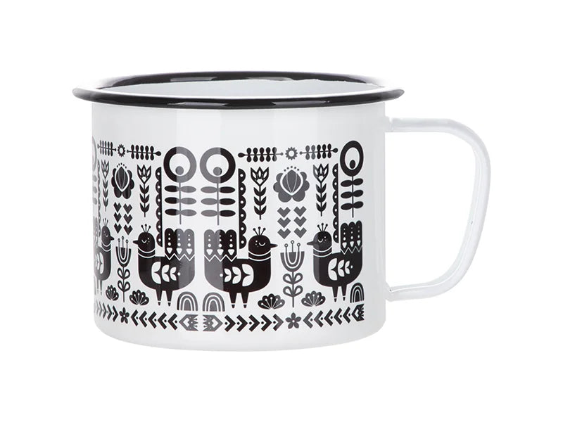 Sublimation 33oz/1000ml Enamel Mug (Black)