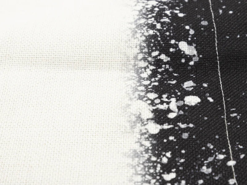 Sublimation Blanks Bleached Starry Linen Tote Bag