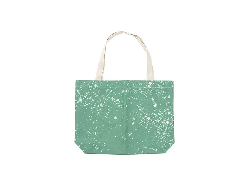 Sublimation Blanks Bleached Starry Linen Tote Bag