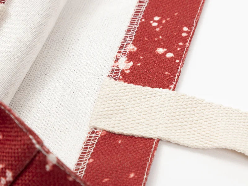 Sublimation Blanks Bleached Starry Linen Tote Bag