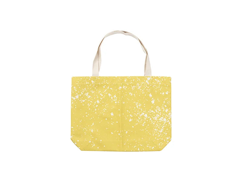 Sublimation Blanks Bleached Starry Linen Tote Bag