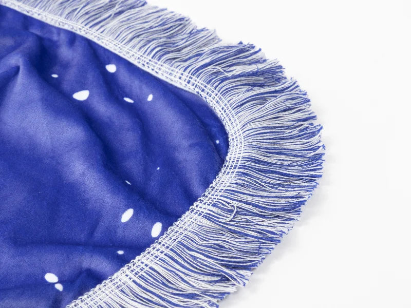 Sublimation Blanks Bleached Starry Plush Throw Blanket (Blue Rectangle）