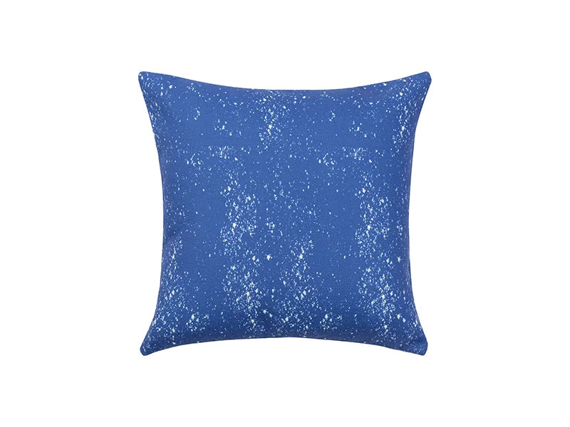 Sublimation Blanks Bleached Starry Linen Pillow Cover